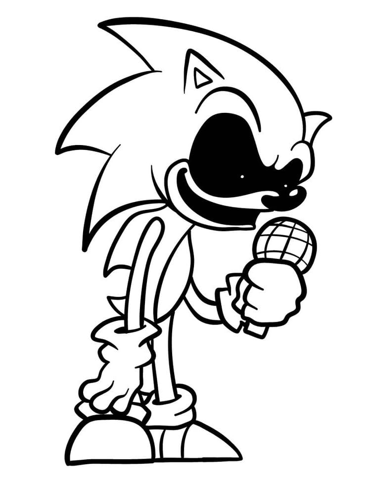 Sonic Exe (2) Boyama Sayfası