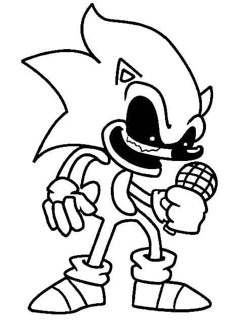 Sonic Exe (9) Boyama Sayfası
