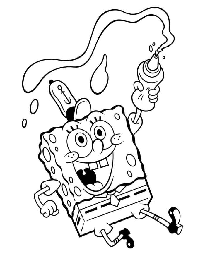 SüngerBob resmi Boyama Sayfası