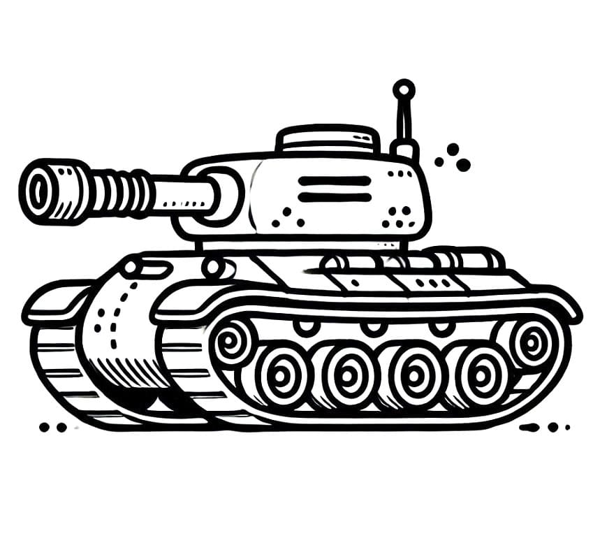 Tank resmi Boyama Sayfası