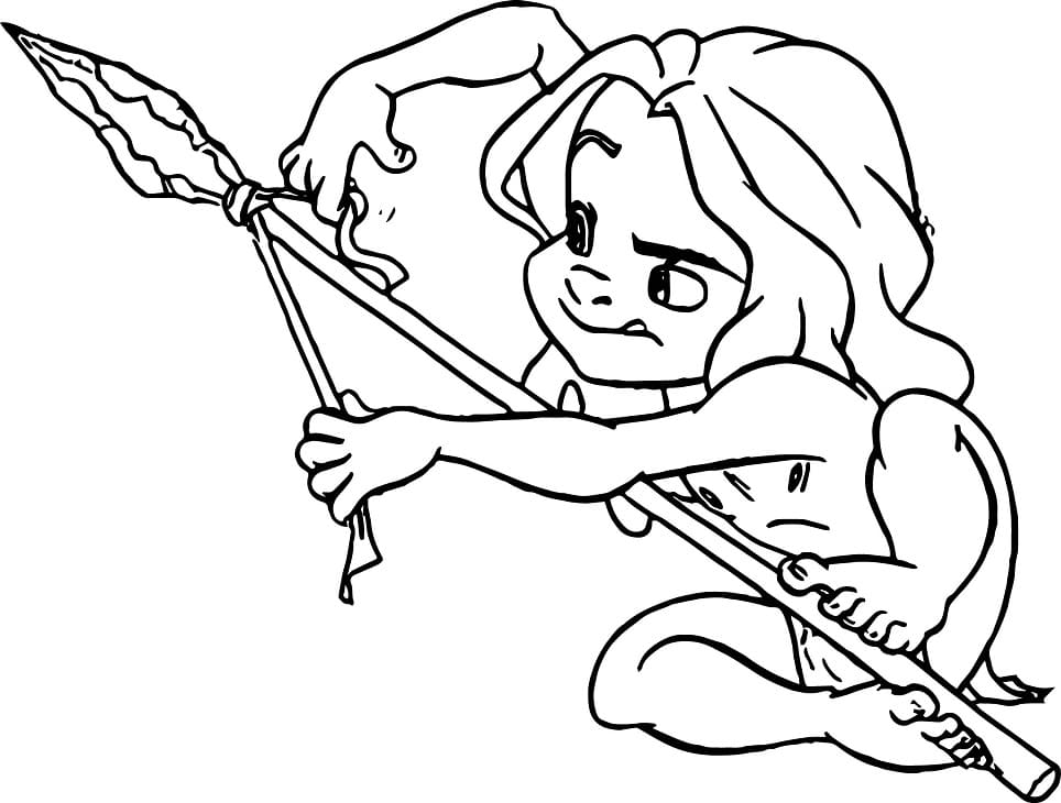 Tarzan (10) Boyama Sayfası