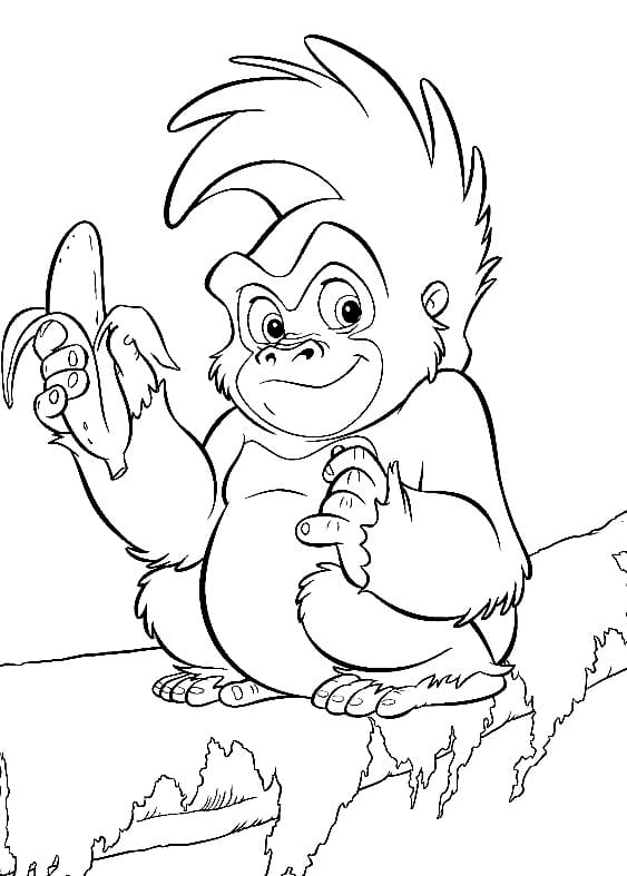 Tarzan (12) Boyama Sayfası