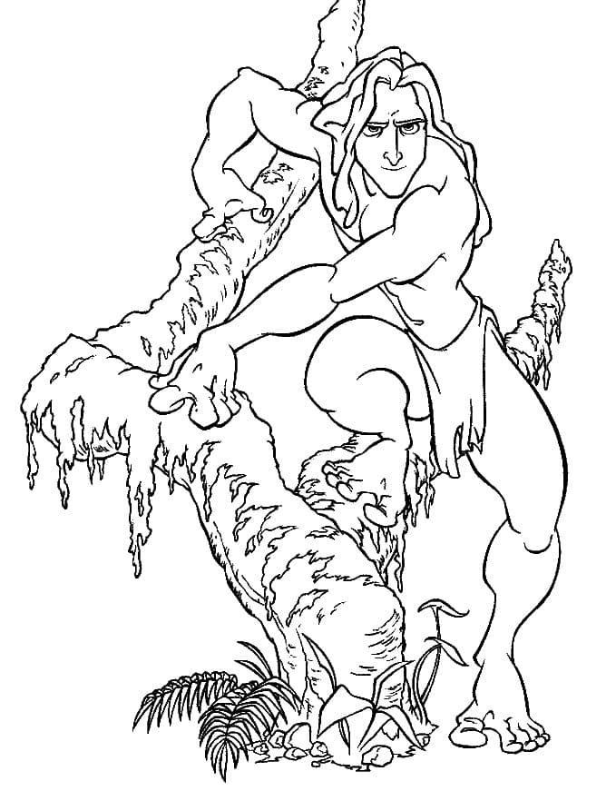 Tarzan (6) Boyama Sayfası