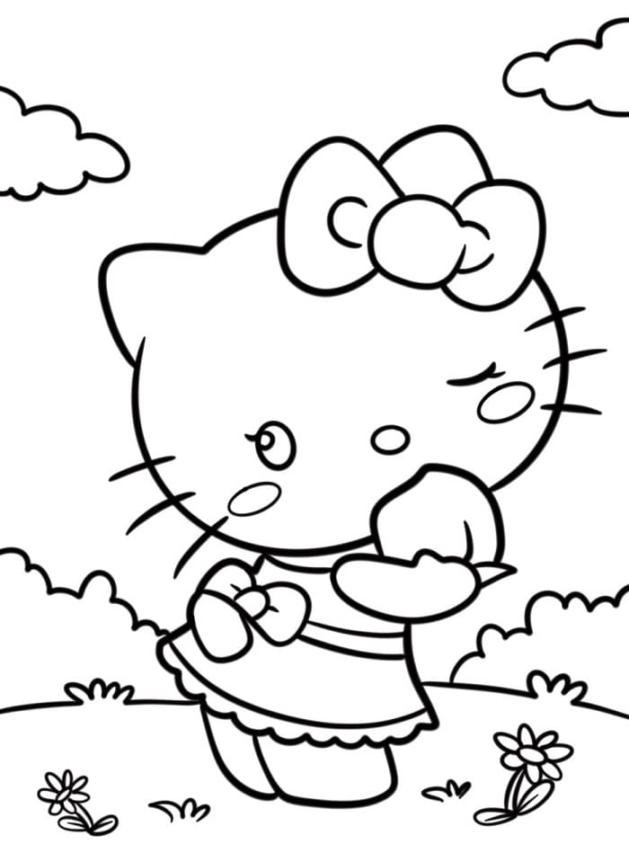 Hello Kitty Boyama Sayfaları