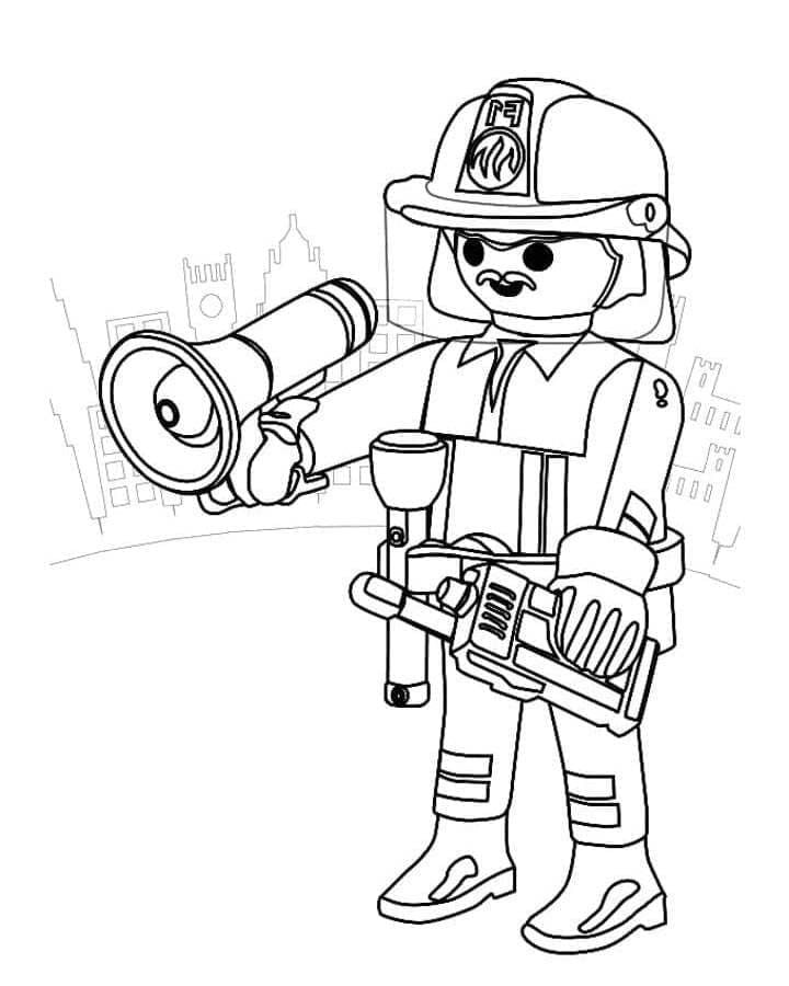 Playmobil Boyama Sayfaları