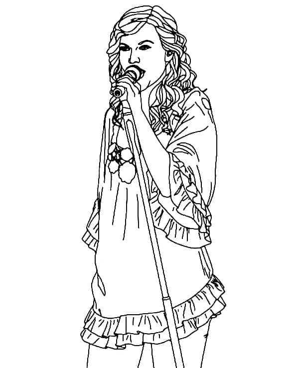 Taylor Swift (2) Boyama Sayfası