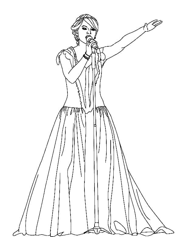 Taylor Swift (3) Boyama Sayfası