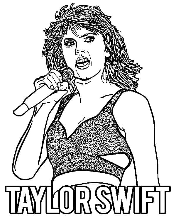 Taylor Swift (5) Boyama Sayfası