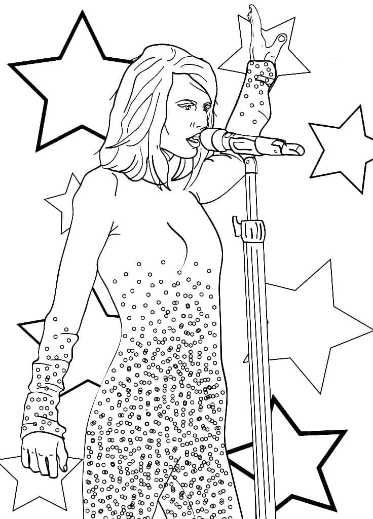 Taylor Swift (6) Boyama Sayfası