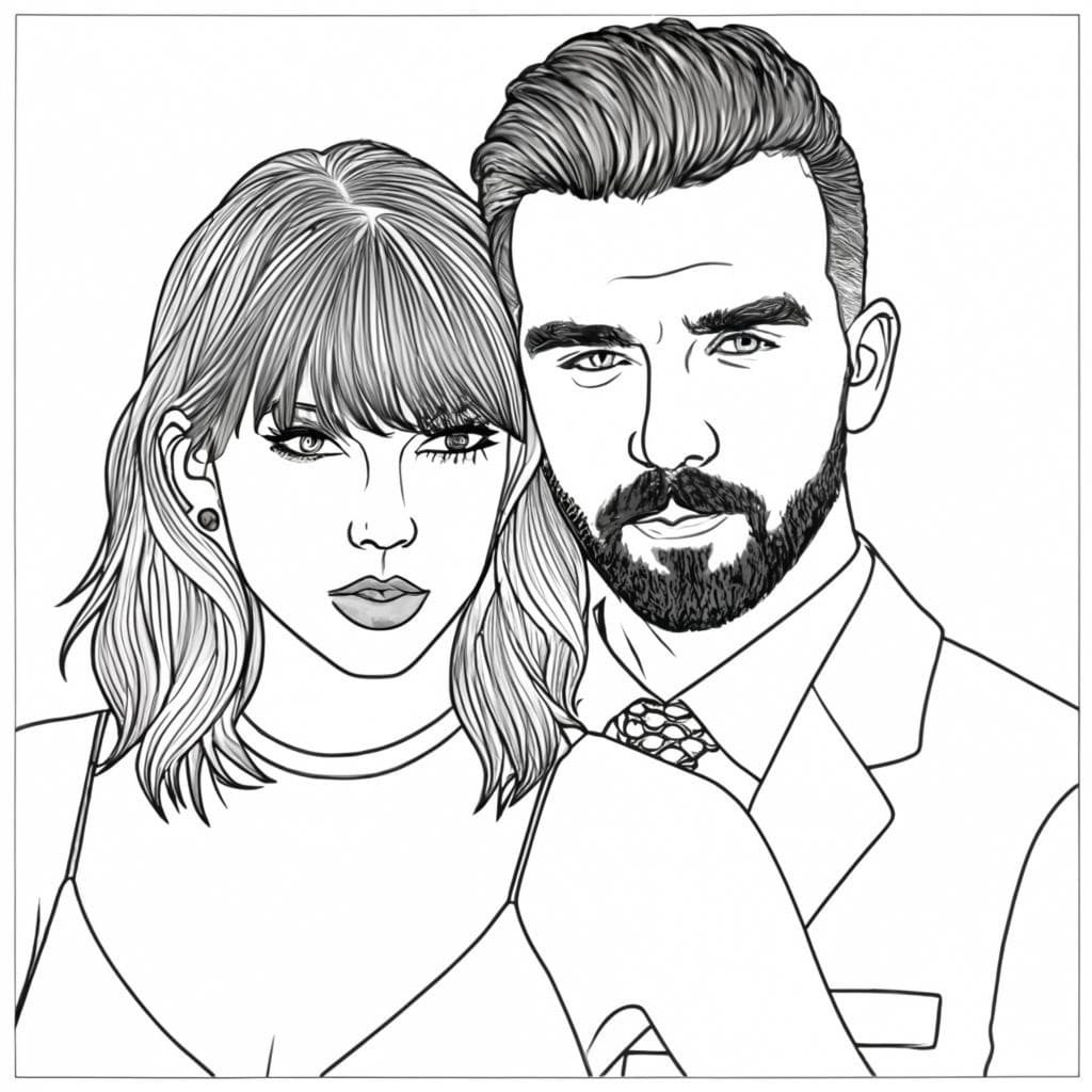 Taylor Swift Ücretsiz Yazdırılabilir Boyama Sayfası