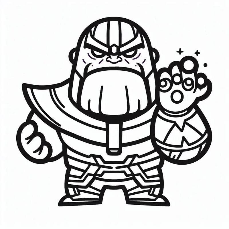 Thanos (1) Boyama Sayfası