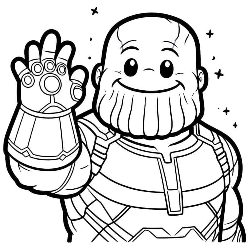 Thanos (10) Boyama Sayfası