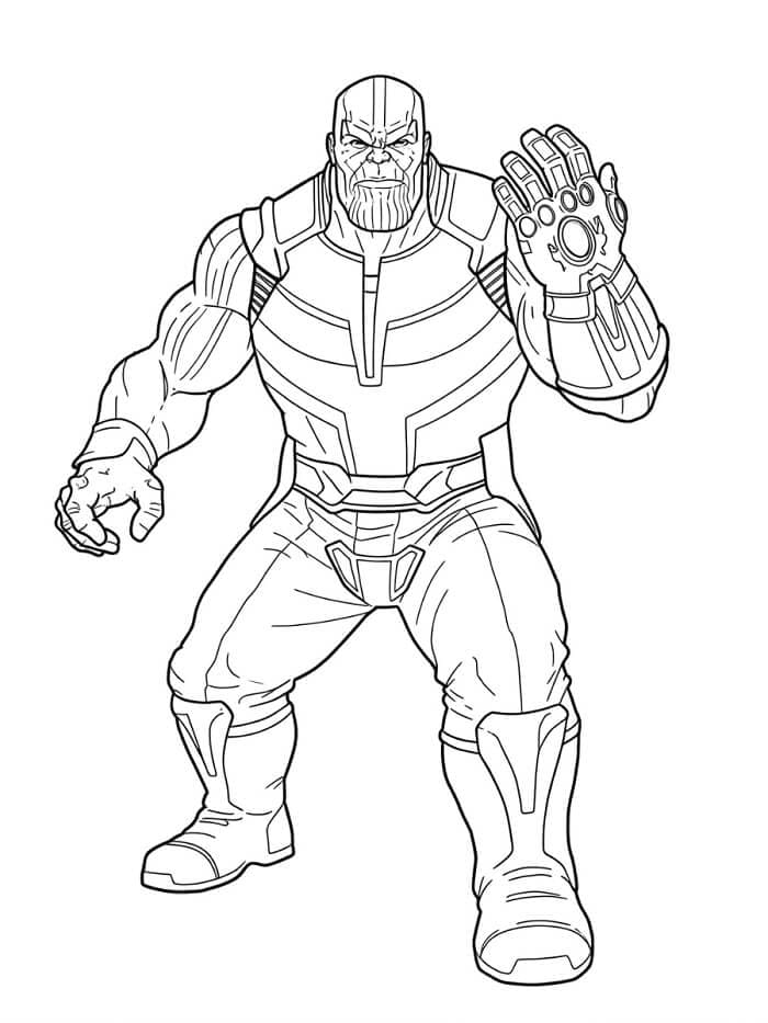 Thanos (11) Boyama Sayfası