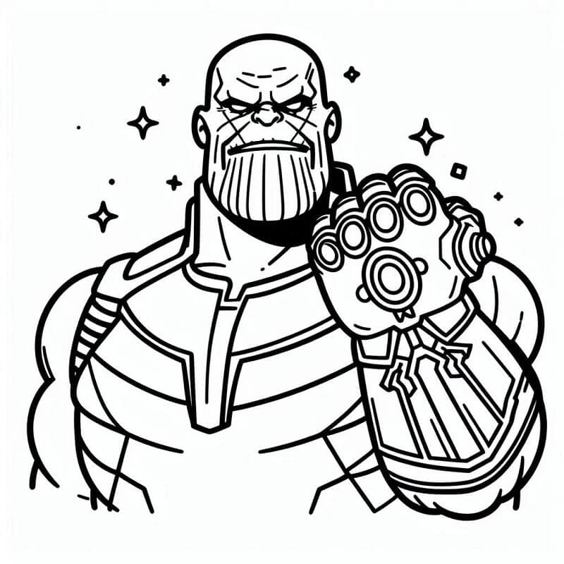 Thanos (2) Boyama Sayfası
