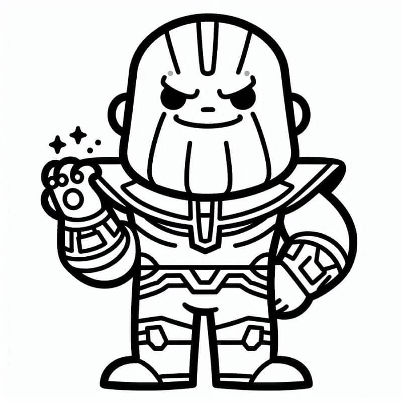 Thanos (4) Boyama Sayfası