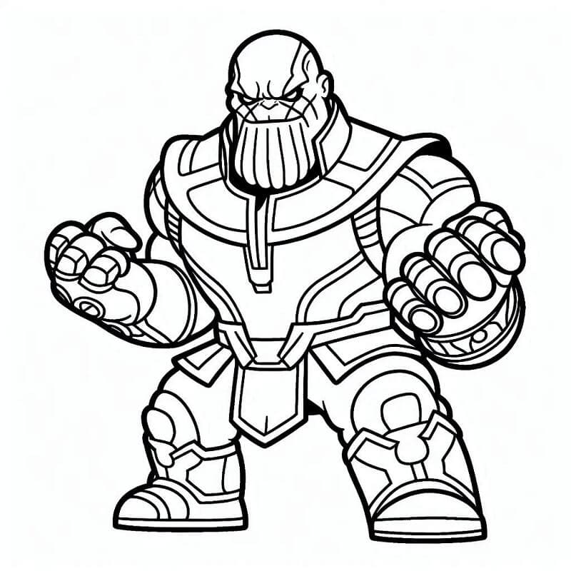 Thanos (5) Boyama Sayfası