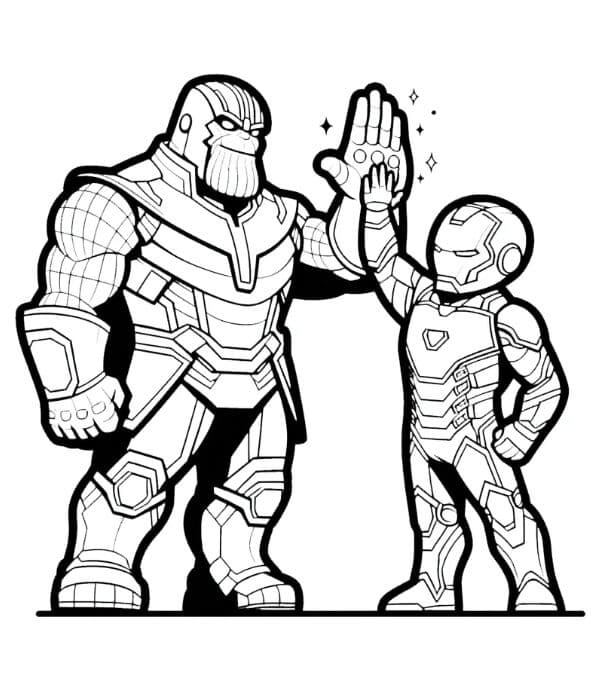 Thanos (6) Boyama Sayfası
