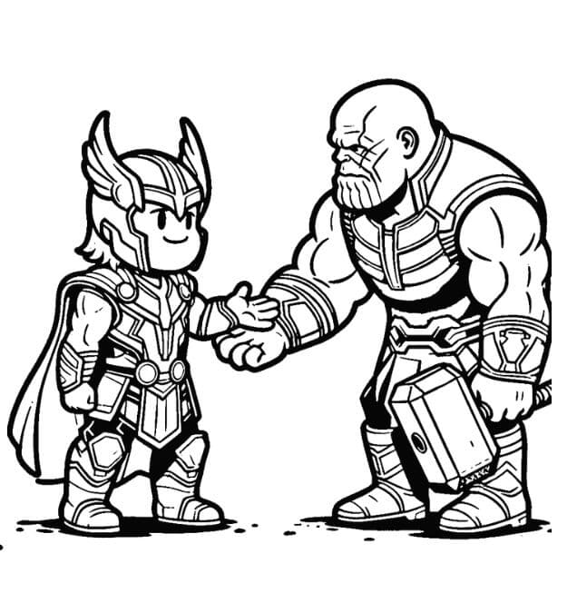 Thanos (7) Boyama Sayfası