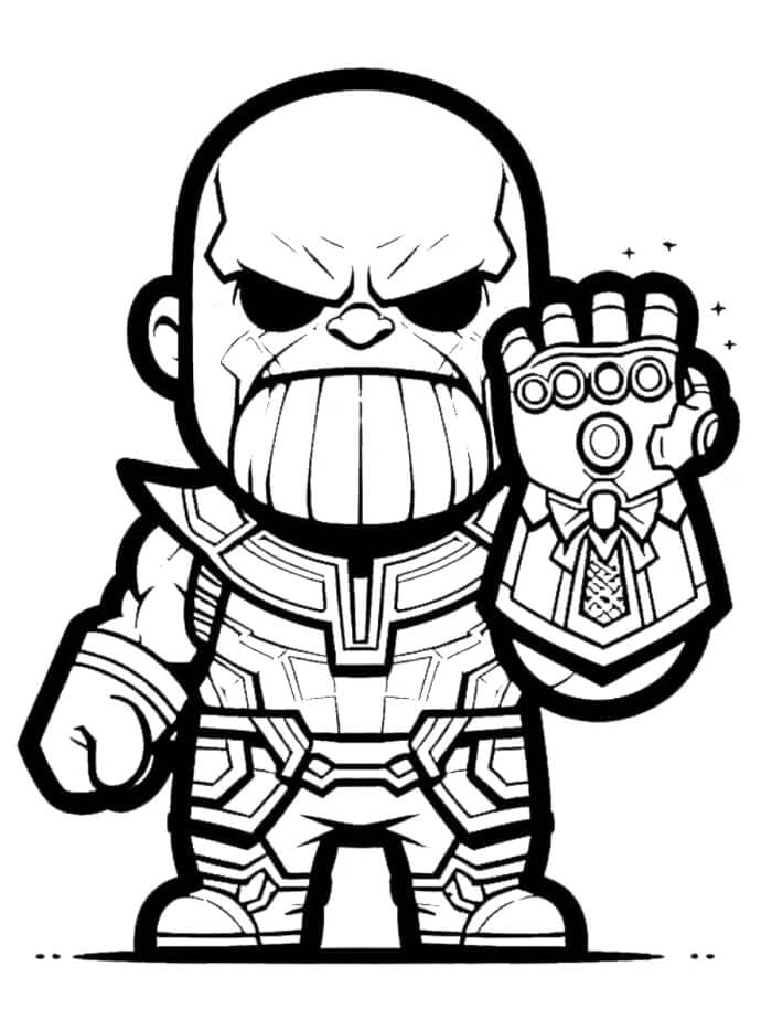 Thanos (8) Boyama Sayfası