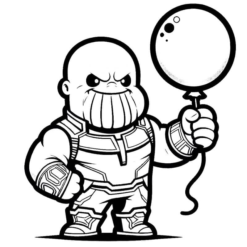 Thanos (9) Boyama Sayfası