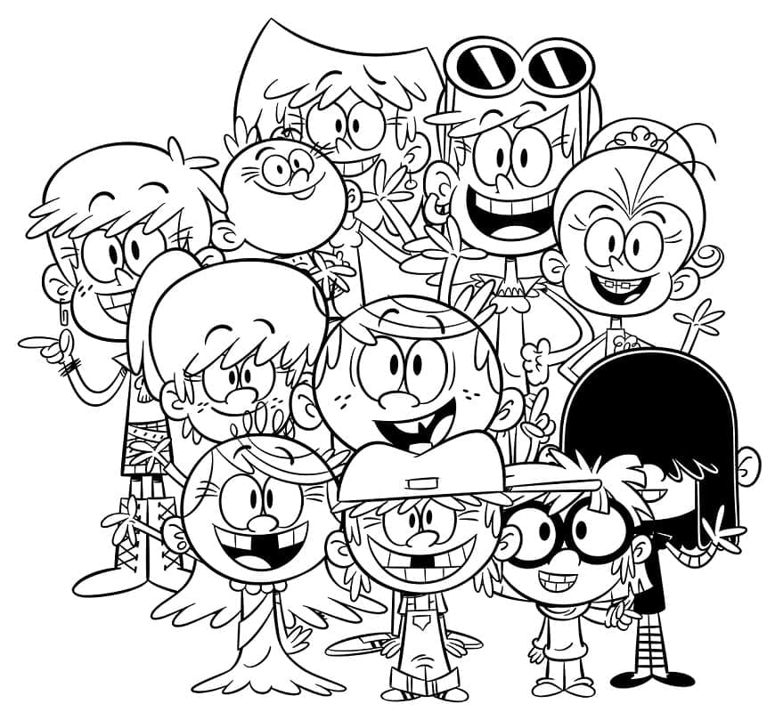The Loud House (12) Boyama Sayfası