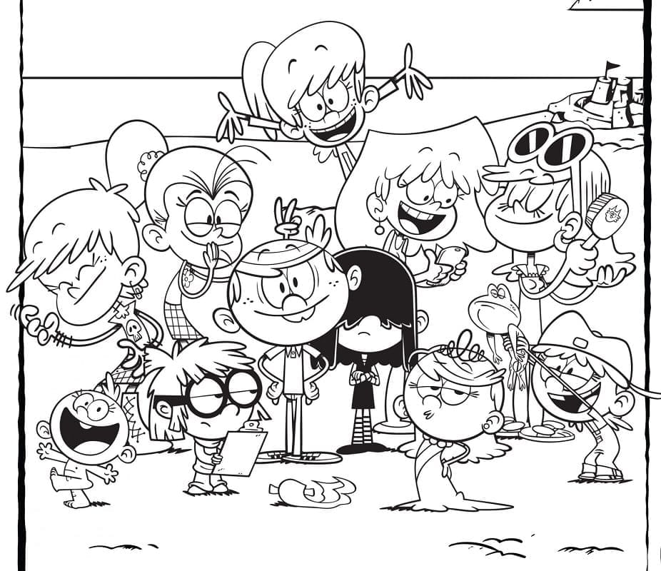 The Loud House (4) Boyama Sayfası