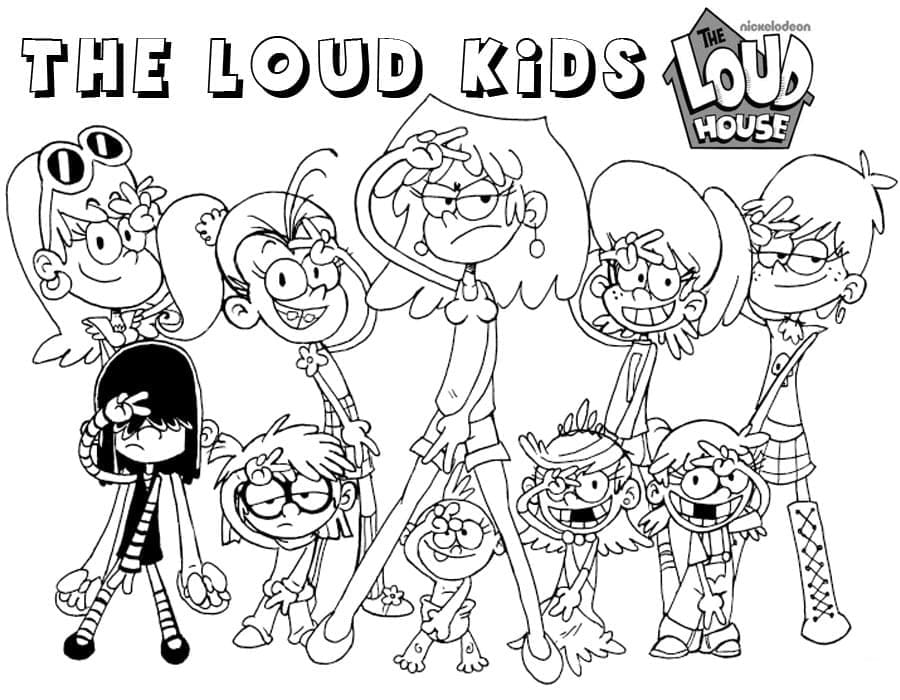 The Loud House (7) Boyama Sayfası