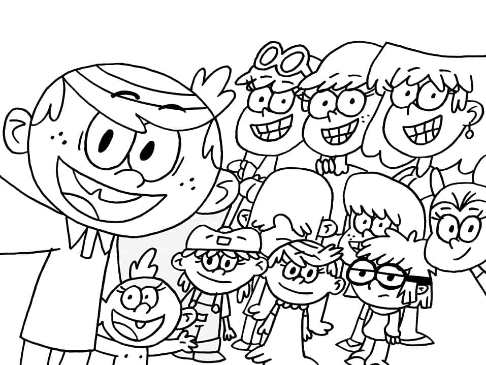 The Loud House (8) Boyama Sayfası