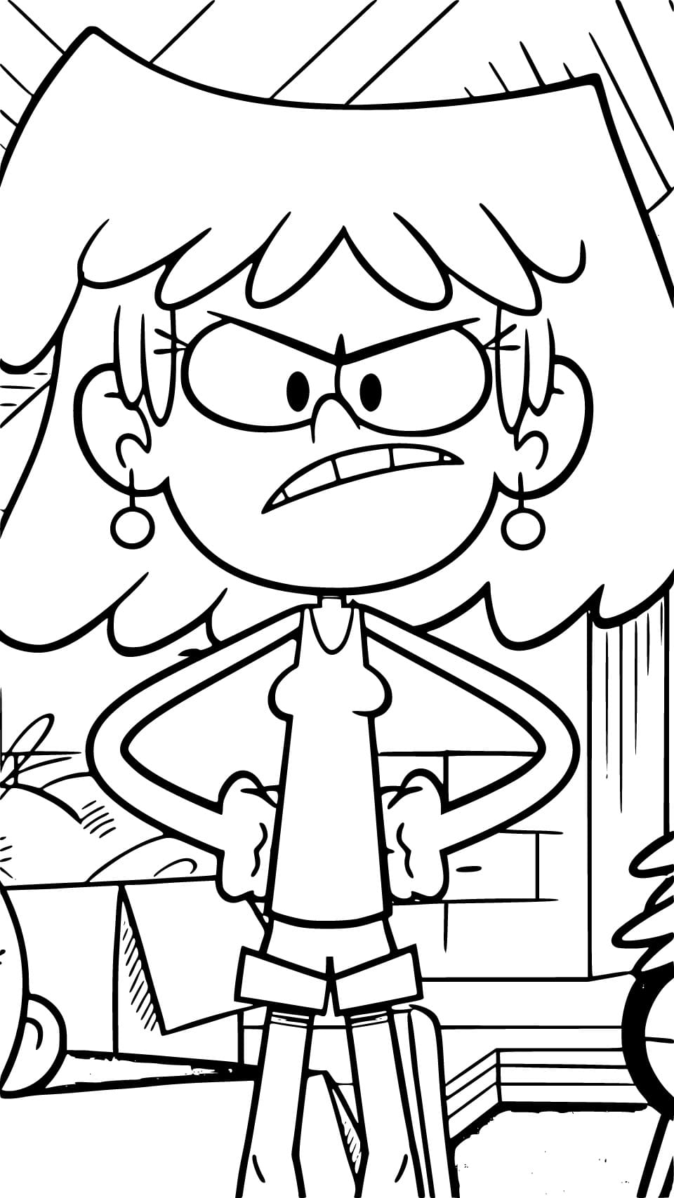 The Loud House Çizgi Boyama Sayfası