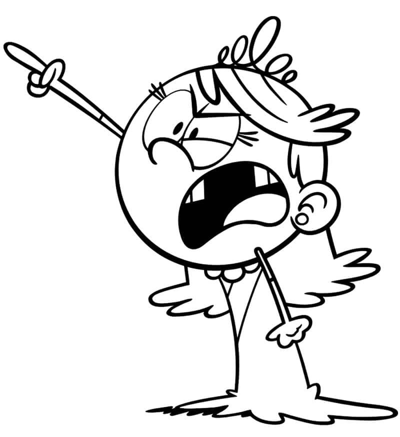 The Loud House Ücretsiz Boyama Sayfası