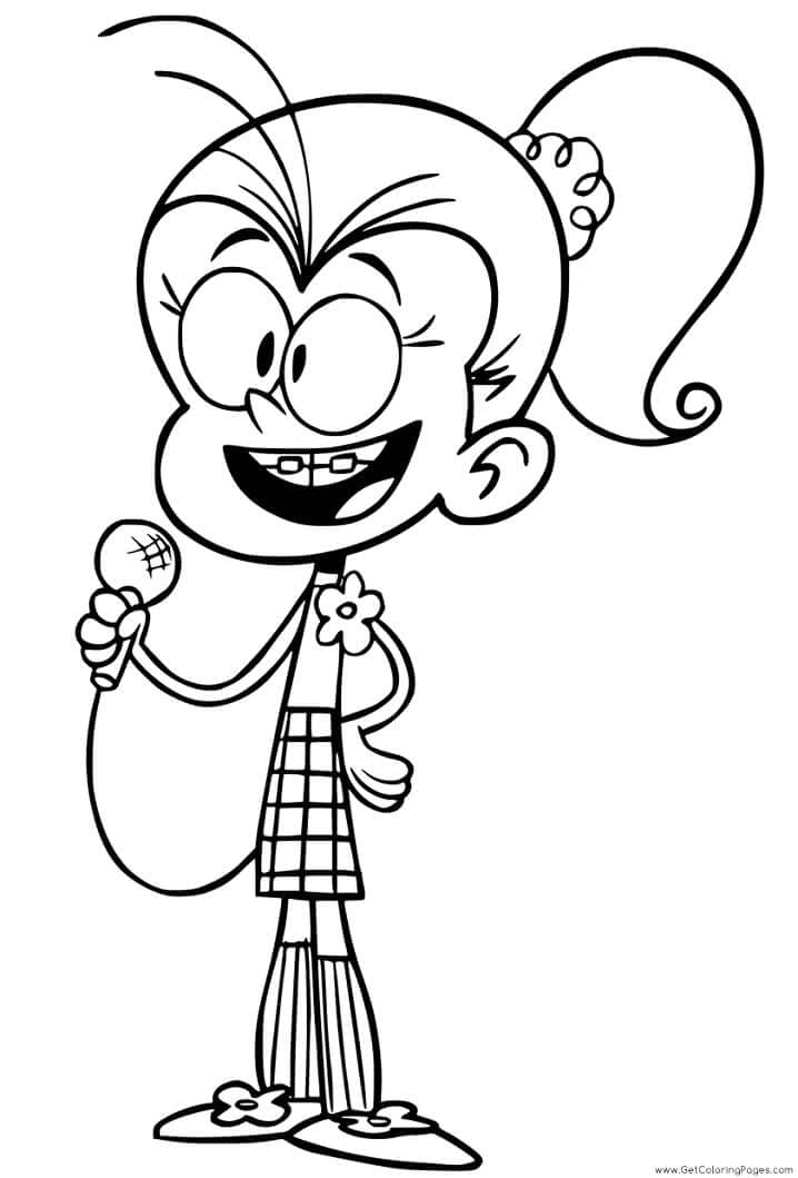 The Loud House Yazdırılabilir Ücretsiz Boyama Sayfası