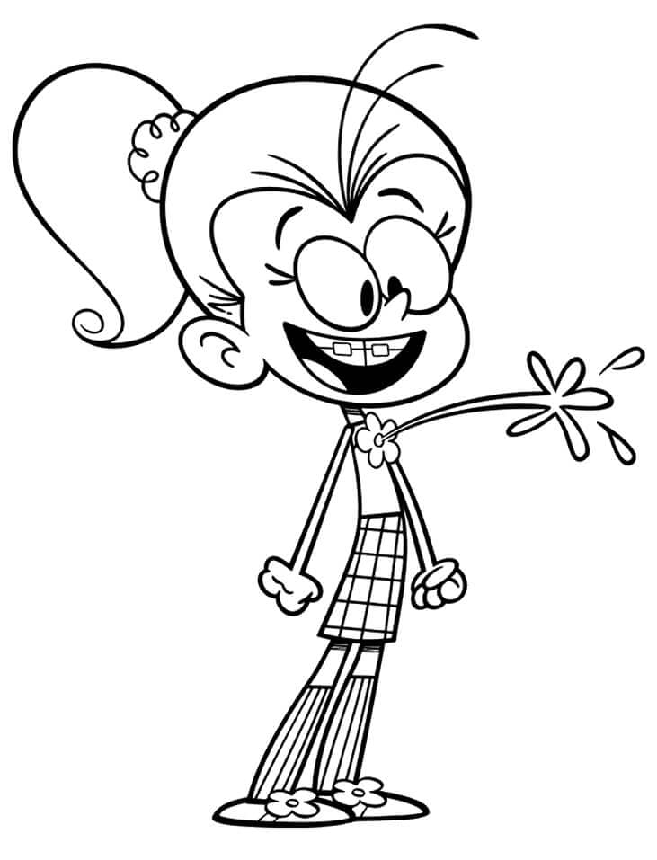 The Loud House Yazdırılabilir Boyama Sayfası
