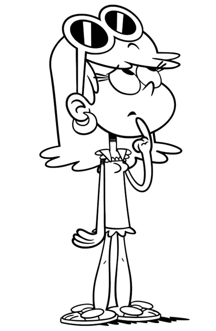 The Loud House Yazdırma Boyama Sayfası