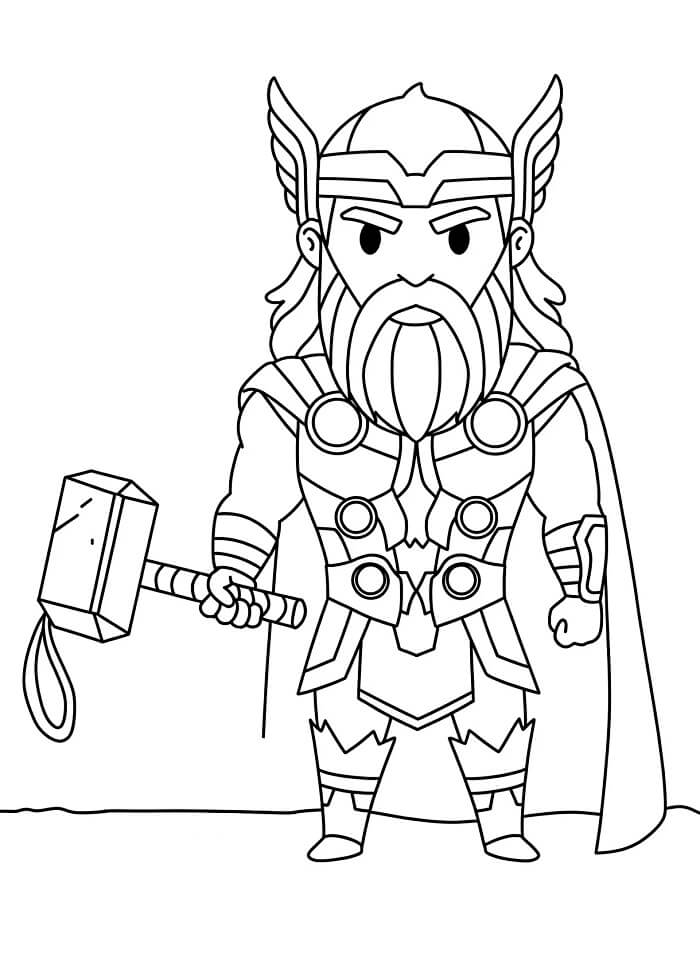 Thor (10) Boyama Sayfası