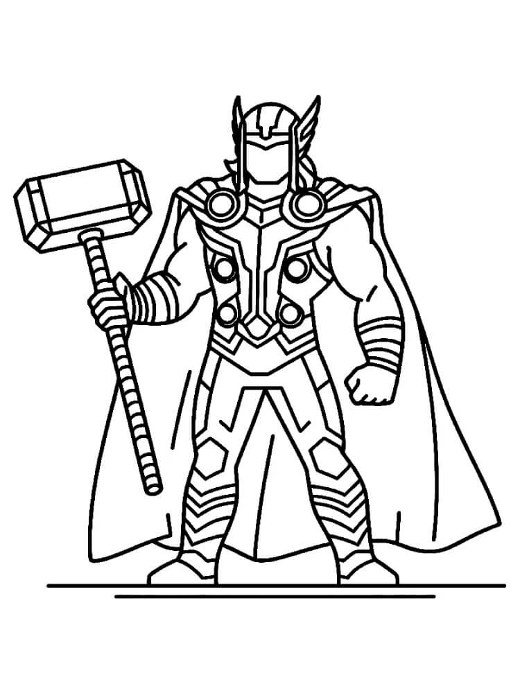 Thor (4) Boyama Sayfası