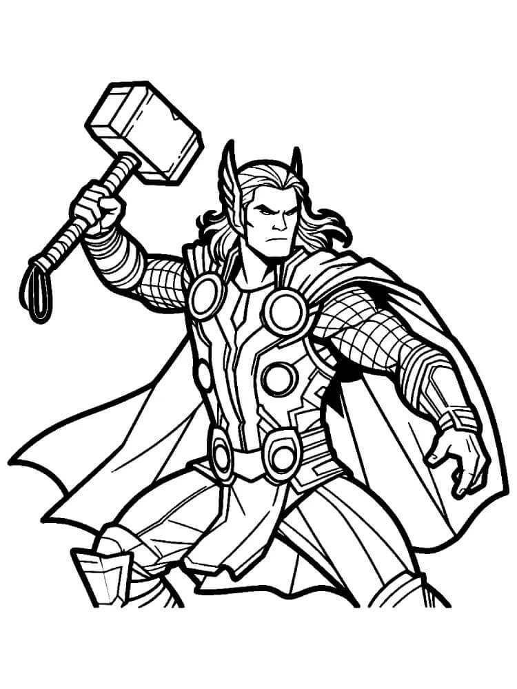 Thor (5) Boyama Sayfası