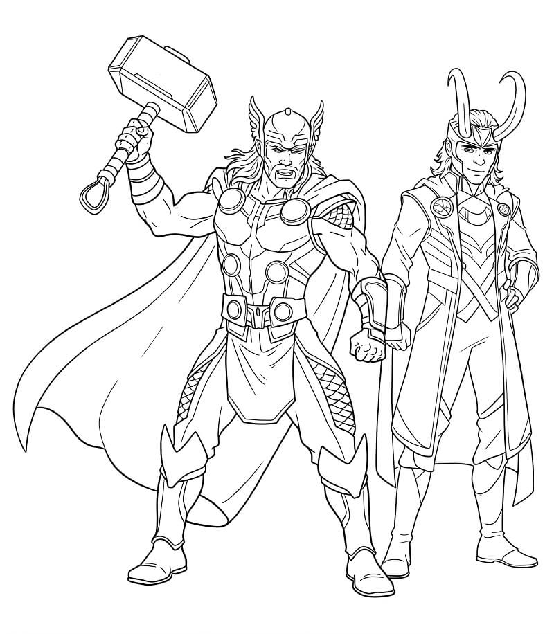 Thor (6) Boyama Sayfası