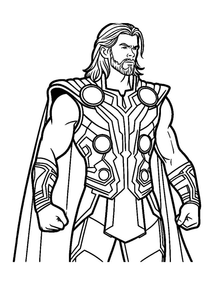 Thor (7) Boyama Sayfası