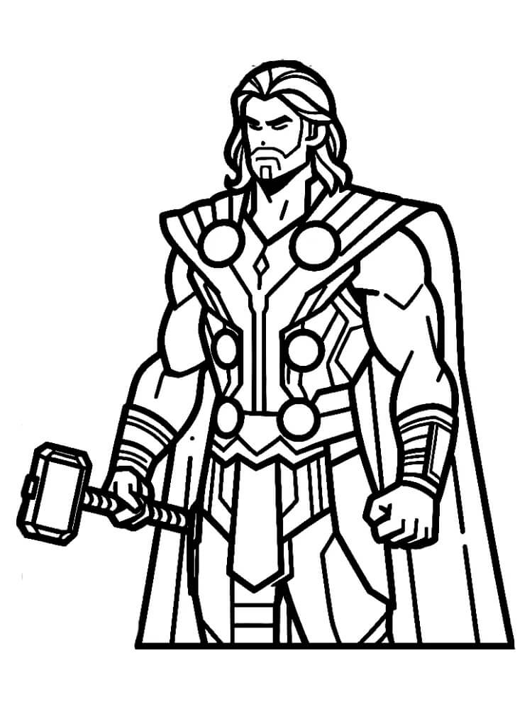 Thor (8) Boyama Sayfası