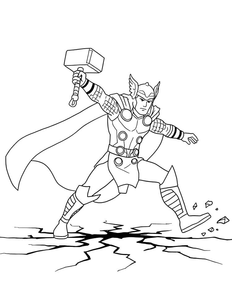 Thor (9) Boyama Sayfası