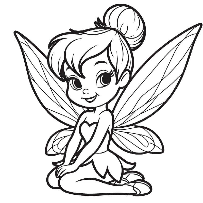 Tinker Bell (2) Boyama Sayfası