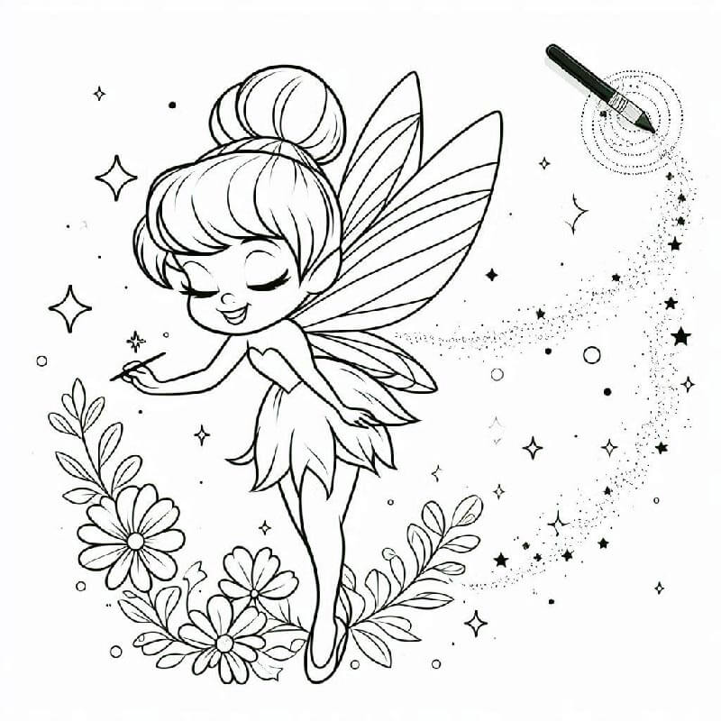 Tinker Bell (5) Boyama Sayfası