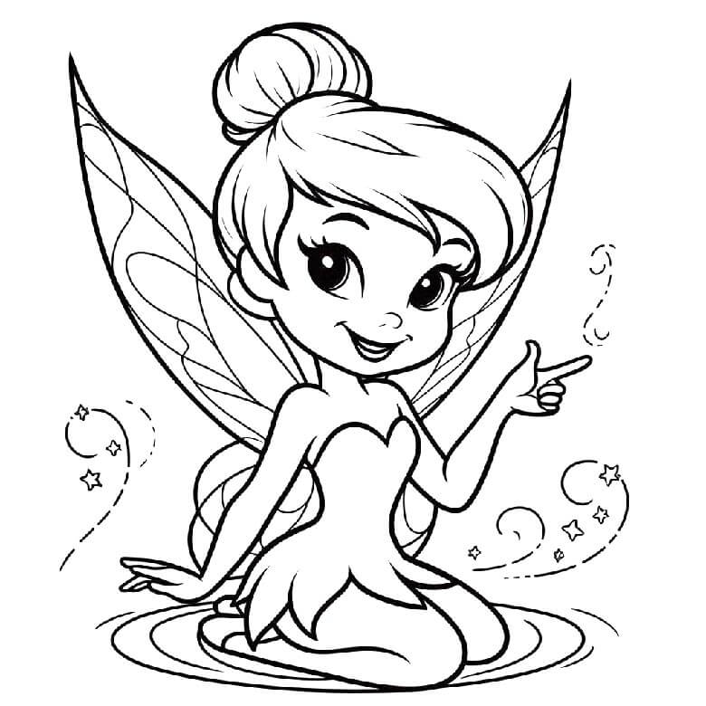 Tinker Bell (7) Boyama Sayfası