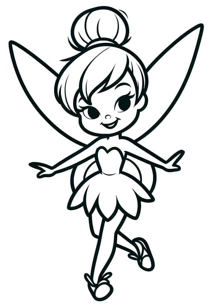 Tinker Bell (8) Boyama Sayfası