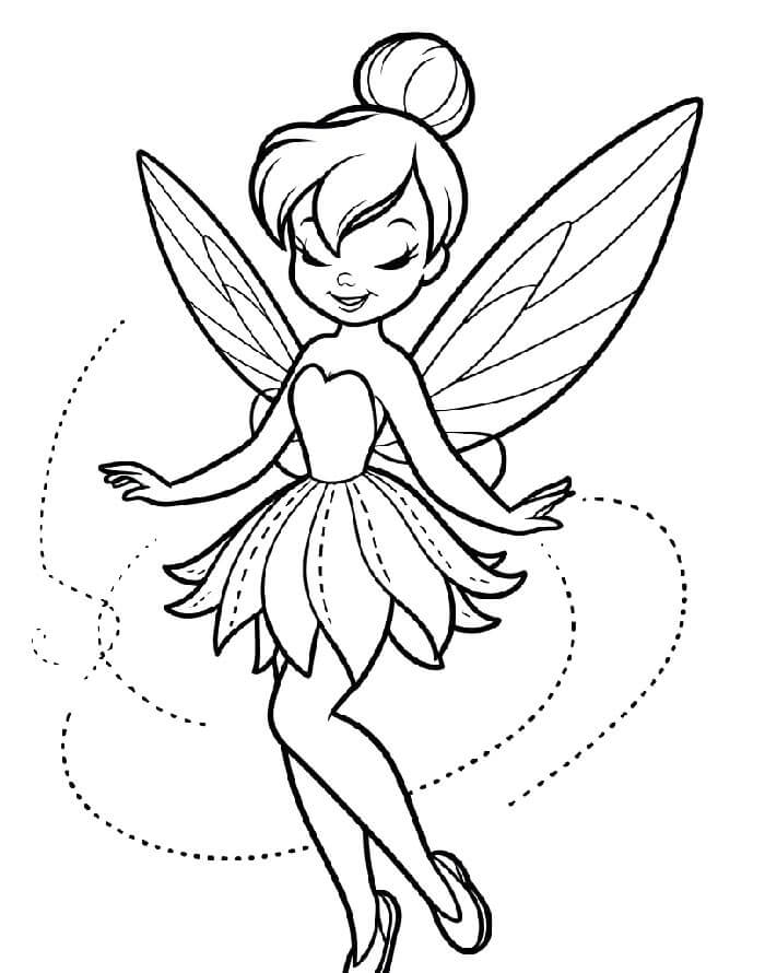 Tinker Bell (9) Boyama Sayfası