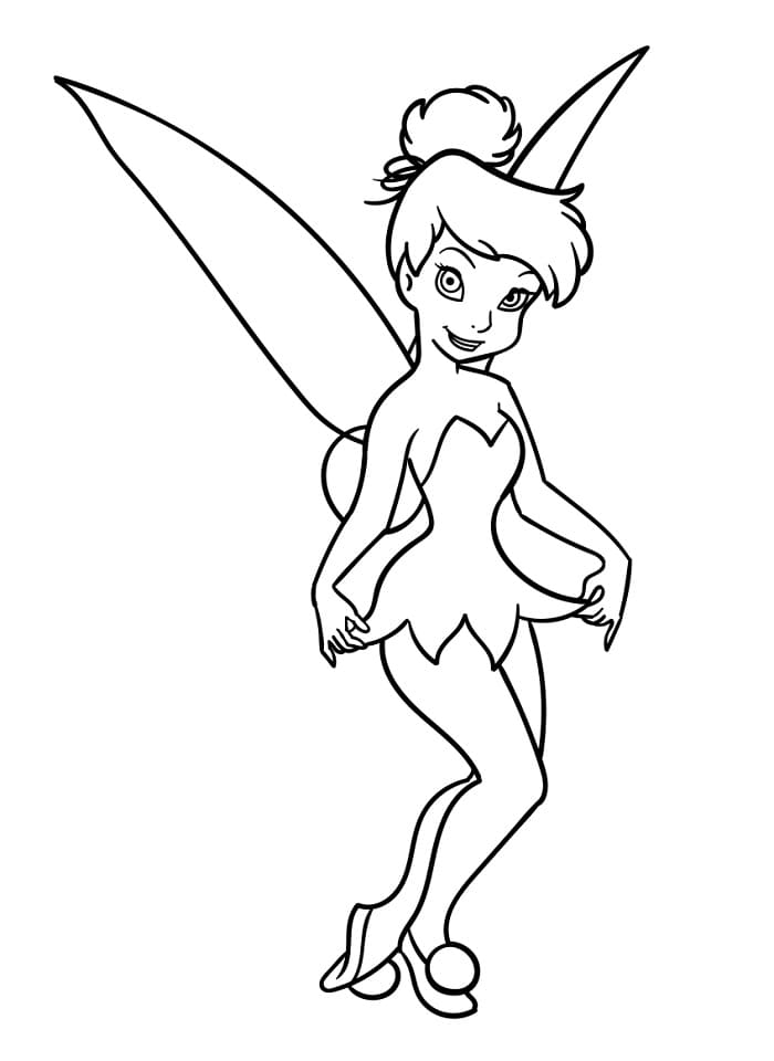 Tinkerbell Disney Boyama Sayfası