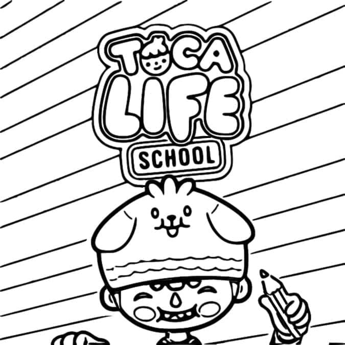 Toca Boca (33) Boyama Sayfası