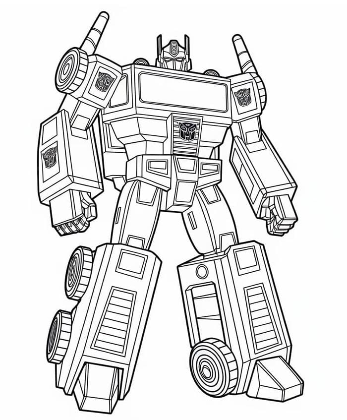 Transformers Boyama Sayfaları