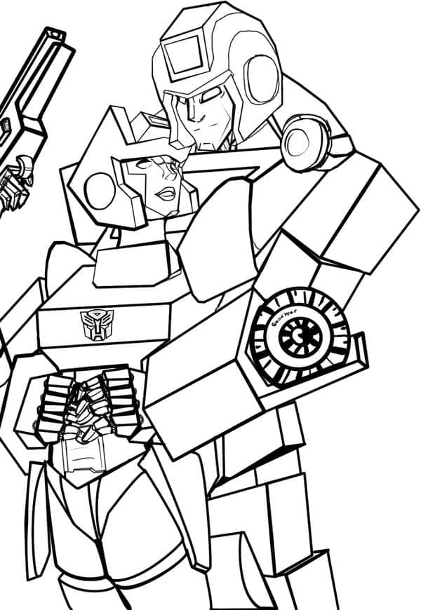 Transformers Resmi Boyama Sayfası