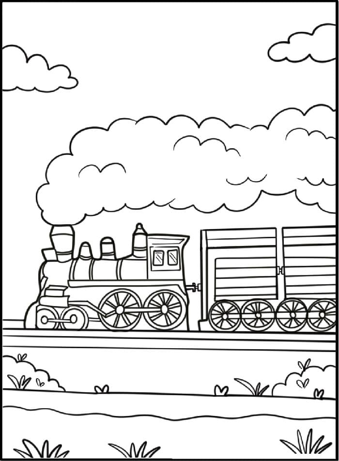 Tren Boyama Sayfaları